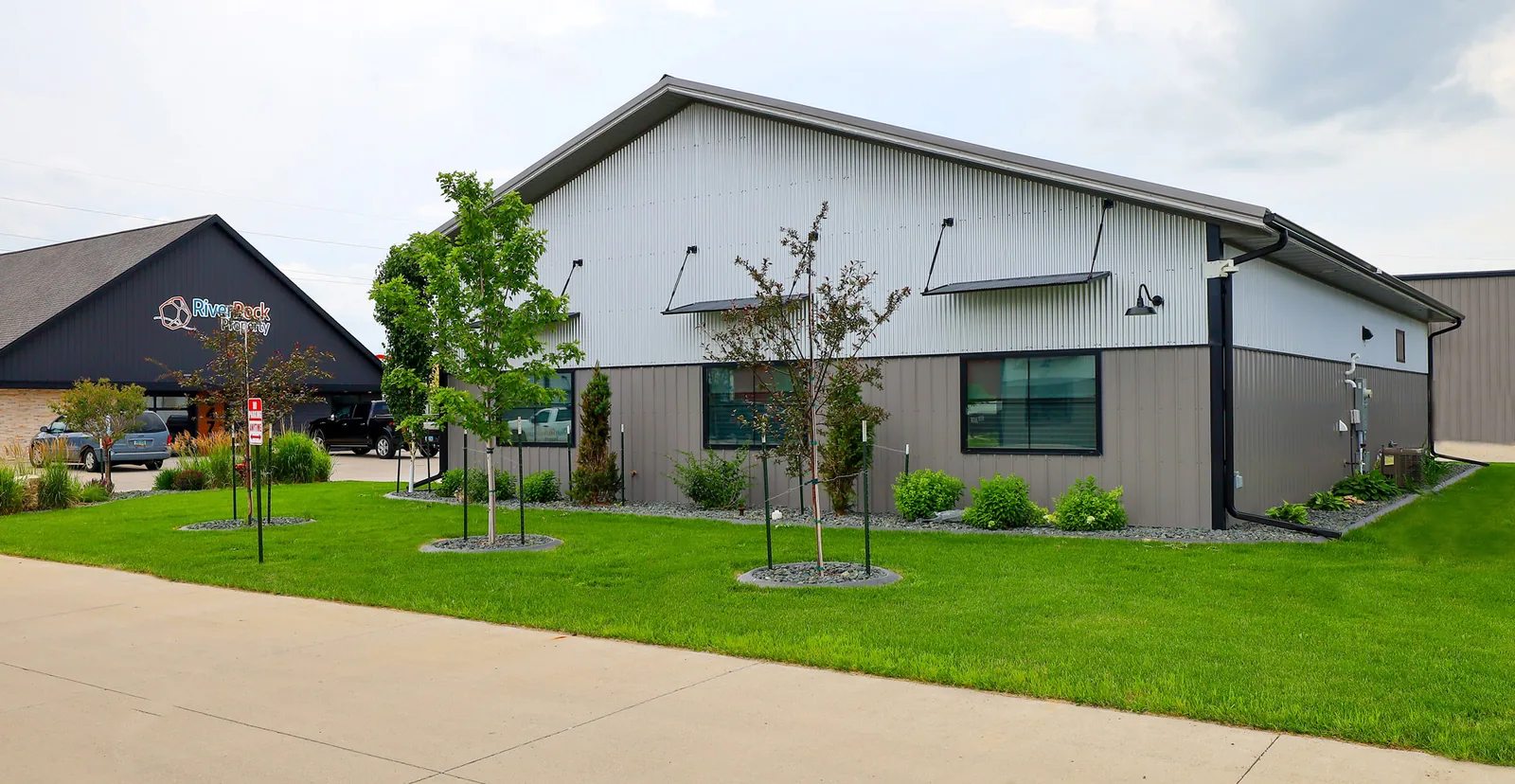 Multi-building post-frame shop complex